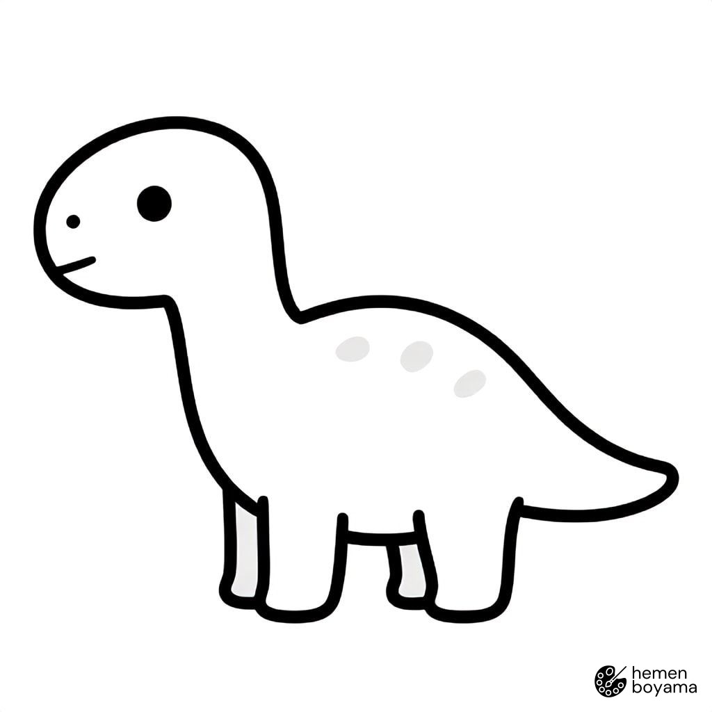 Maiasaura Boyama Sayfası