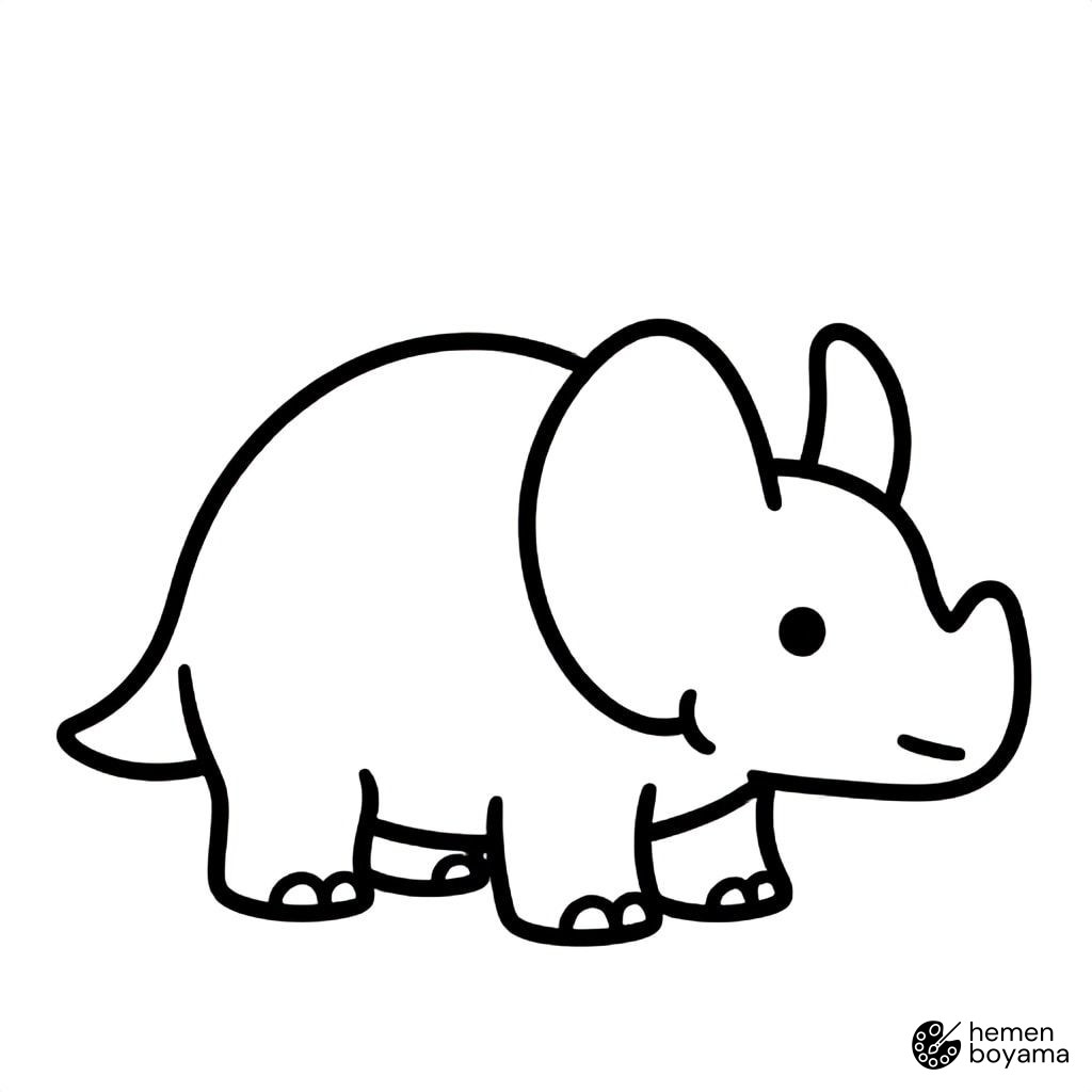 Pentaceratops Boyama Sayfası
