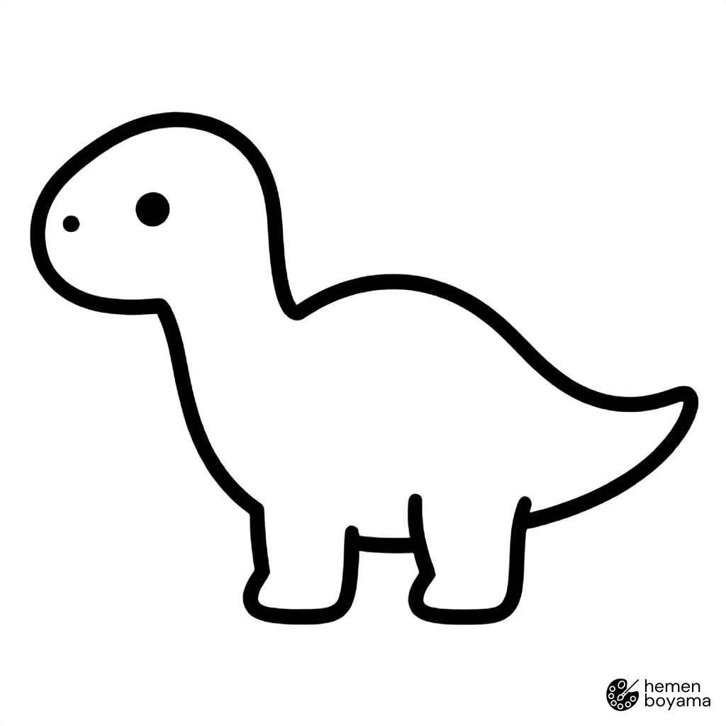 Tarbosaurus Boyama Sayfası