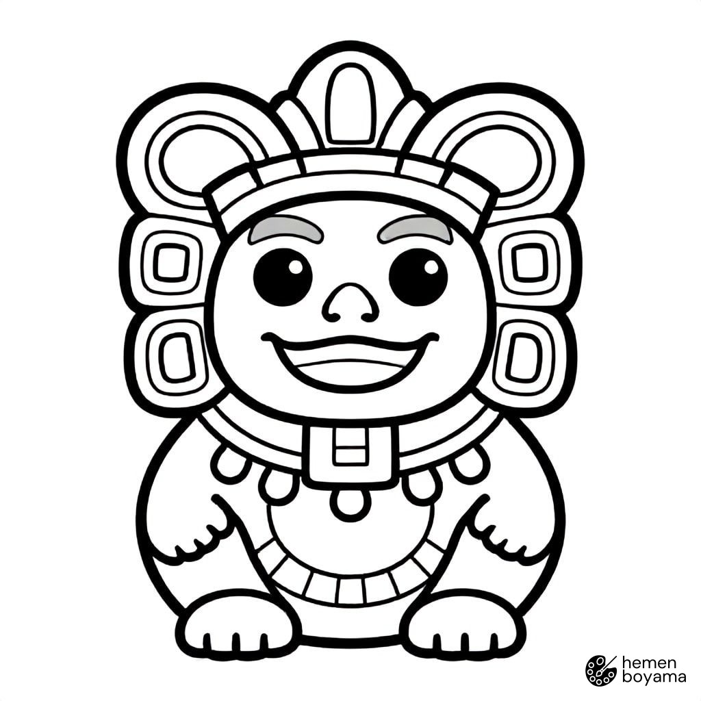 Tezcatlipoca Boyama Sayfası
