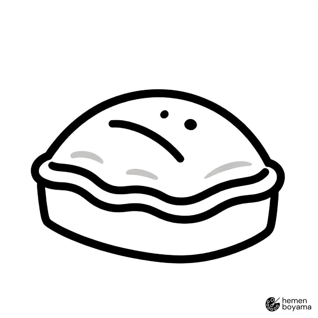 Baklava Boyama Sayfası