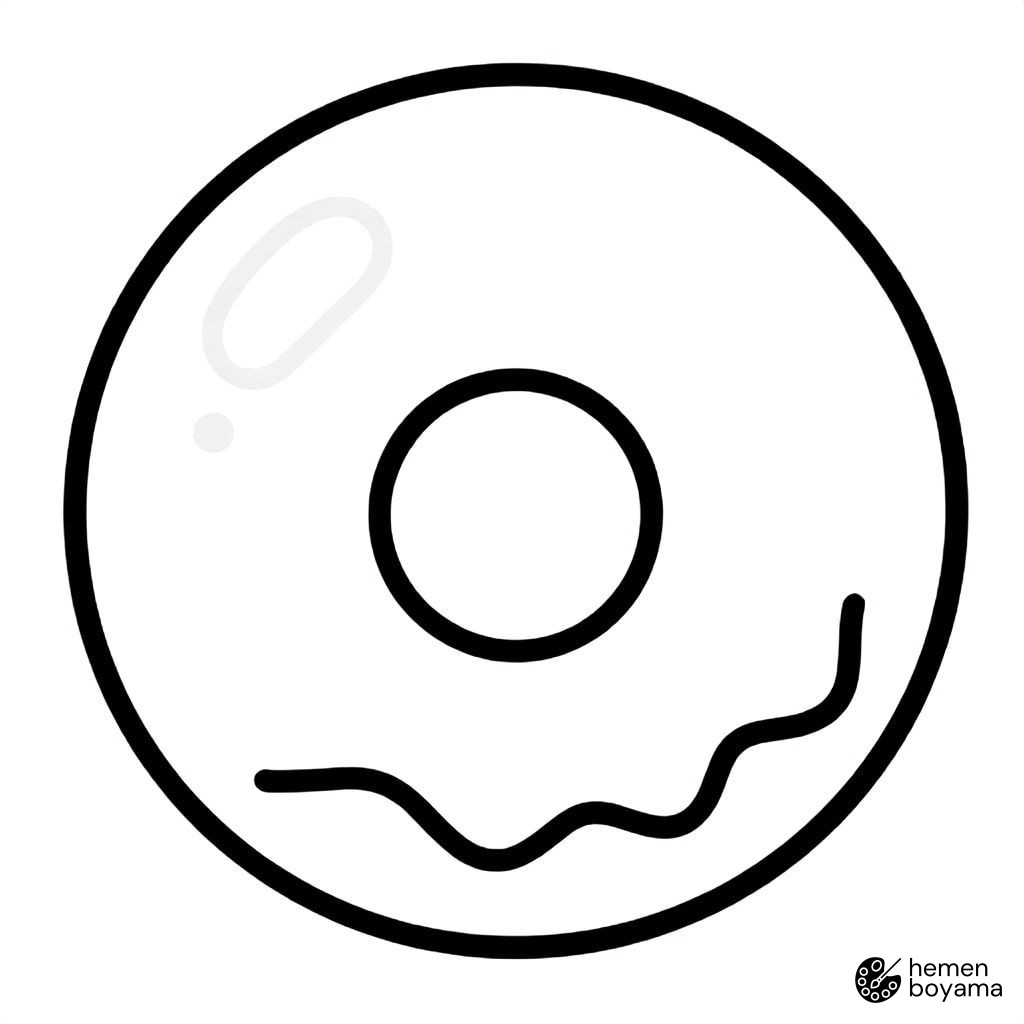 Donut Boyama Sayfası