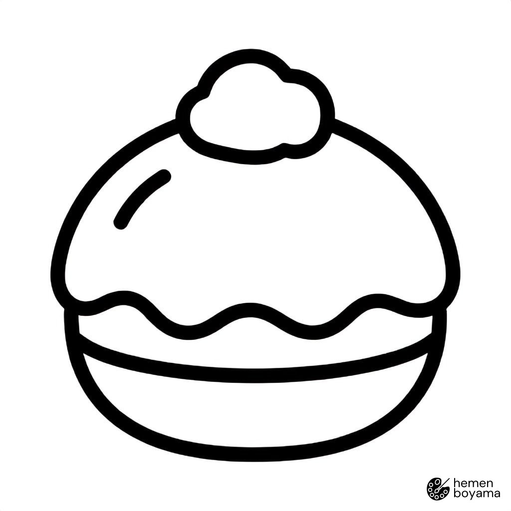 Profiterol Boyama Sayfası