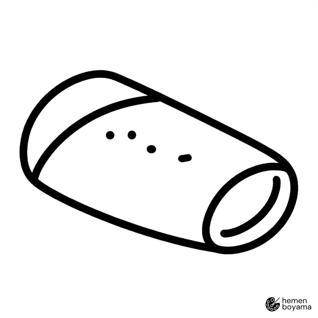 Burrito Boyama Sayfası