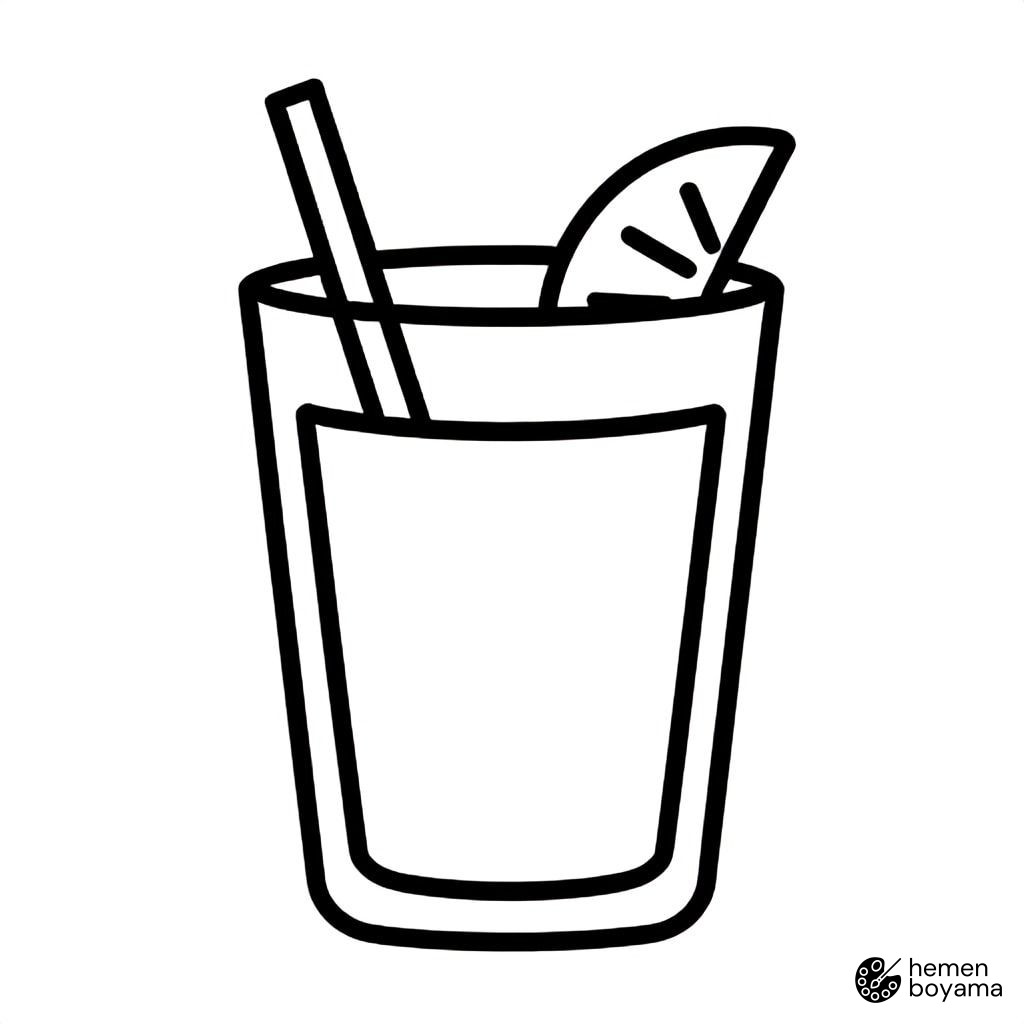 Limonata Boyama Sayfası